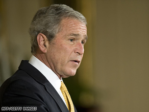 President Bush, seen Tuesday, was the subject of a Louisiana man's death threat, police say.