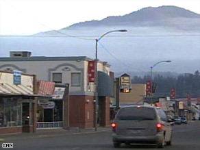 Main Street in Libby, Montana. Some residents say the town was kept in the dark about asbestos dangers.