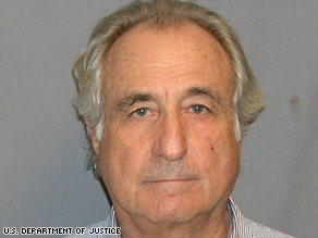 Convicted investment swindler Bernard Madoff is shown in his federal mug shot.