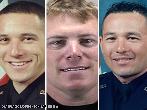 Sgt. Daniel Sakai, from left, Sgt. Mark Dunakin and Sgt. Ervin Romans were killed in the shootings.