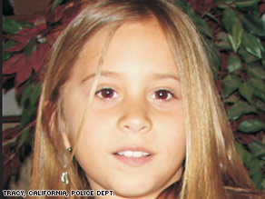 Sandra Cantu, 8, disappeared on Friday, according to police in Tracy, California.