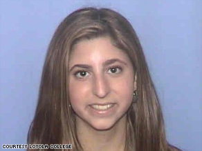 Stephanie Parente, 19, was found dead along with her sister and parents in a Baltimore hotel Monday.