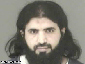 Ali al-Marri, in a 2003 booking photo, was identified as someone helping al Qaeda members entering the U.S.