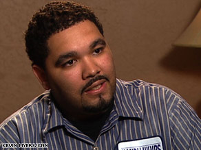 Roderick Daniels of Tennessee says a Texas police officer tried on his jewelry in front of him.