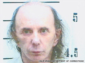 Phil Spector's prison mug shot, taken June 5, shows him without a hairpiece.