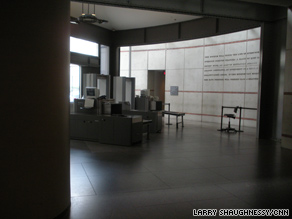 The entrance to the U.S. Holocaust Memorial Museum where Wednesday's shooting took place.