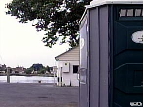 Woman tossed newborn in portable toilet