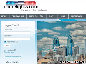 A group of black police officers claim other colleagues post racist messages on domelights.com during work.