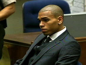 Chris Brown received an expected sentence on Tuesday of probation and community service.