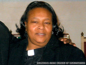 Carol Daniels, a 61-year-old pastor, was found nude behind the altar of a church in Anadarko, Oklahoma.