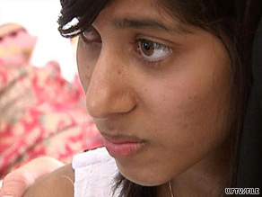 Rifqa Bary, 17, ran away from her family in Columbus, Ohio, in July. She claims her father threatened to kill her.