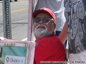 Activist Jim Pouillon was shot and killed Friday while protesting outside Owosso High School.