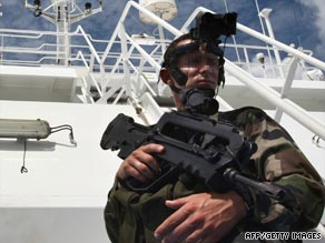 The increase in attacks has forced many countries to patrol pirate hotspots such as the Gulf of Aden.