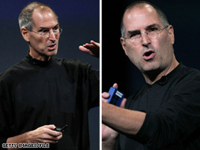 Jobs joked about his health at Apple Headquarters in October 2008.