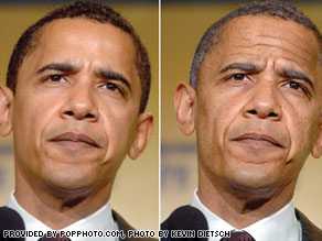 This photo illustration projects what President-elect Barack Obama may look like in four years.