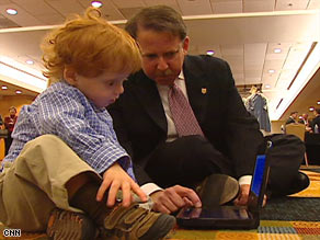 Matthew Welling, left, received a bone marrow transplant from Steve Karas, right.