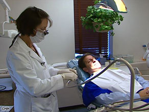 Dr. Jane Puskas found that patient Alan Franco has been grinding his teeth.