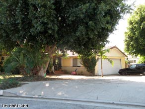 The octuplets' family's home in Whittier, California, near Los Angeles.