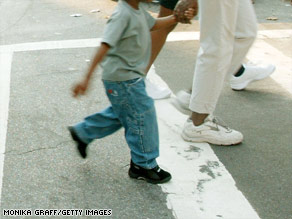 Kids Crossing Street