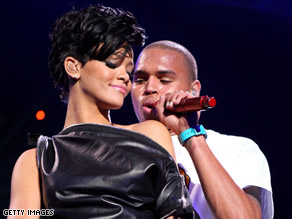 Singers Rihanna and Chris Brown, shown performing in December, are rumored to be back together.