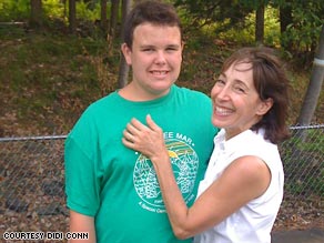 Didi Conn says she struggled to come to terms with her son Danny's autism.