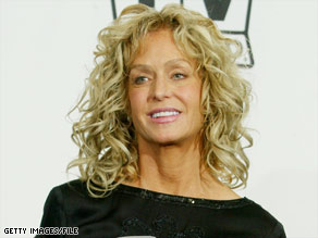 Farrah Fawcett, shown here in 2004, learned she had cancer in 2006.