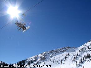 When snow falls, pollen doesn't -- making ski resorts like Snowbird a great destination for those with allergies.