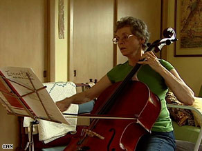 Lillian Waugh says playing the cello is a mindfulness technique she practices.