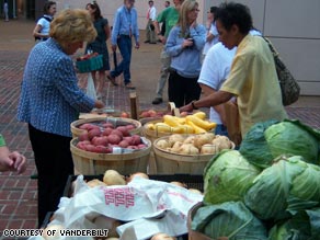 The concept of selling fresh local produce has spread through various national hospitals.