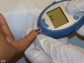 Diabetics have too much glucose in their blood when the condition is uncontrolled, and must monitor it.