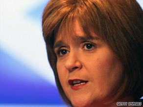 Scottish Health Secretary Nicola Sturgeon stressed most cases of "swine flu" are not severe.