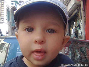 Adnan Saleh's "after" photo. The tot from Egypt received surgery from Operation Smile to fix a cleft lip.