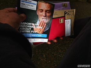 Hundreds of thoussands of government information leaflets have been delivered to UK homes.