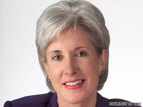 Kathleen Sebelius says health care costs are a huge and growing burden on the economy.