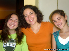 Raffi Darrow decided not to get the HPV vaccine for daughters Wendy, left, 11, and  Alice, 12.