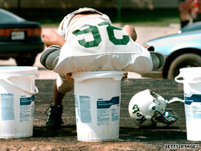 heat exhaustion football