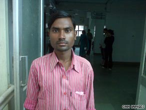 Chander Majhi's son was born with his heart outside his chest and faces complex surgery.