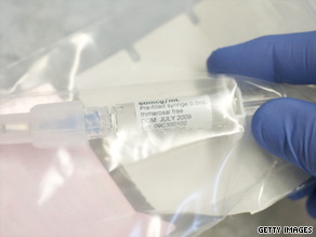 Clinical trials to test the effectiveness and safety of the H1N1 vaccine have been under way since the summer.