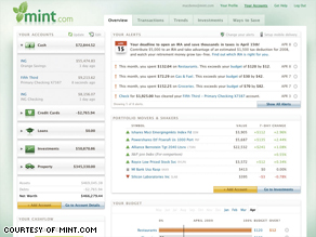 Web sites like Mint.com are attracting young adults trying to get a handle on their personal finances.