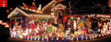 Extreme decorators spare no bulbs
