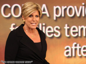 Suze Orman says you should pay the minimum on credit cards until you have eight-month emergency fund.