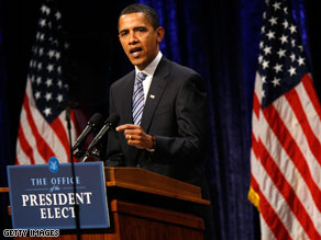 Barack Obama says failure to act quickly on his economic plan would have devastating consequences.
