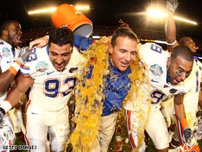 Florida came out on top over Oklahoma in Thursday night's BCS championship game.