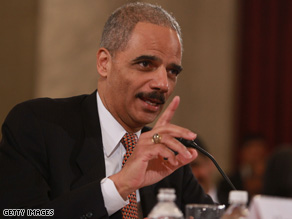 Attorney General-designate Eric Holder told senators Thursday that he learned from the Rich pardon incident.