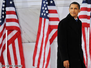 Barack Obama, here Sunday at the Lincoln Memorial in Washington, plans high-profile moves on Wednesday.