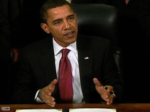 President Obama speaks Thursday as he signs the executive orders.