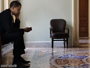 Obama was a self-confessed BlackBerry addict during his White House campaign.