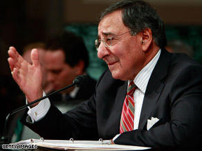 CIA chief nominee Leon Panetta answers questions Thursday at his confirmation hearing.