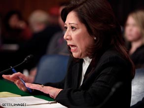 A Senate committee has delayed the confirmation vote for Labor Secretary-designate Hilda Solis.