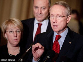 From left, Sens. Joe Lieberman, Ben Nelson, Arlen Specter and Susan Collins, who helped reach the deal.